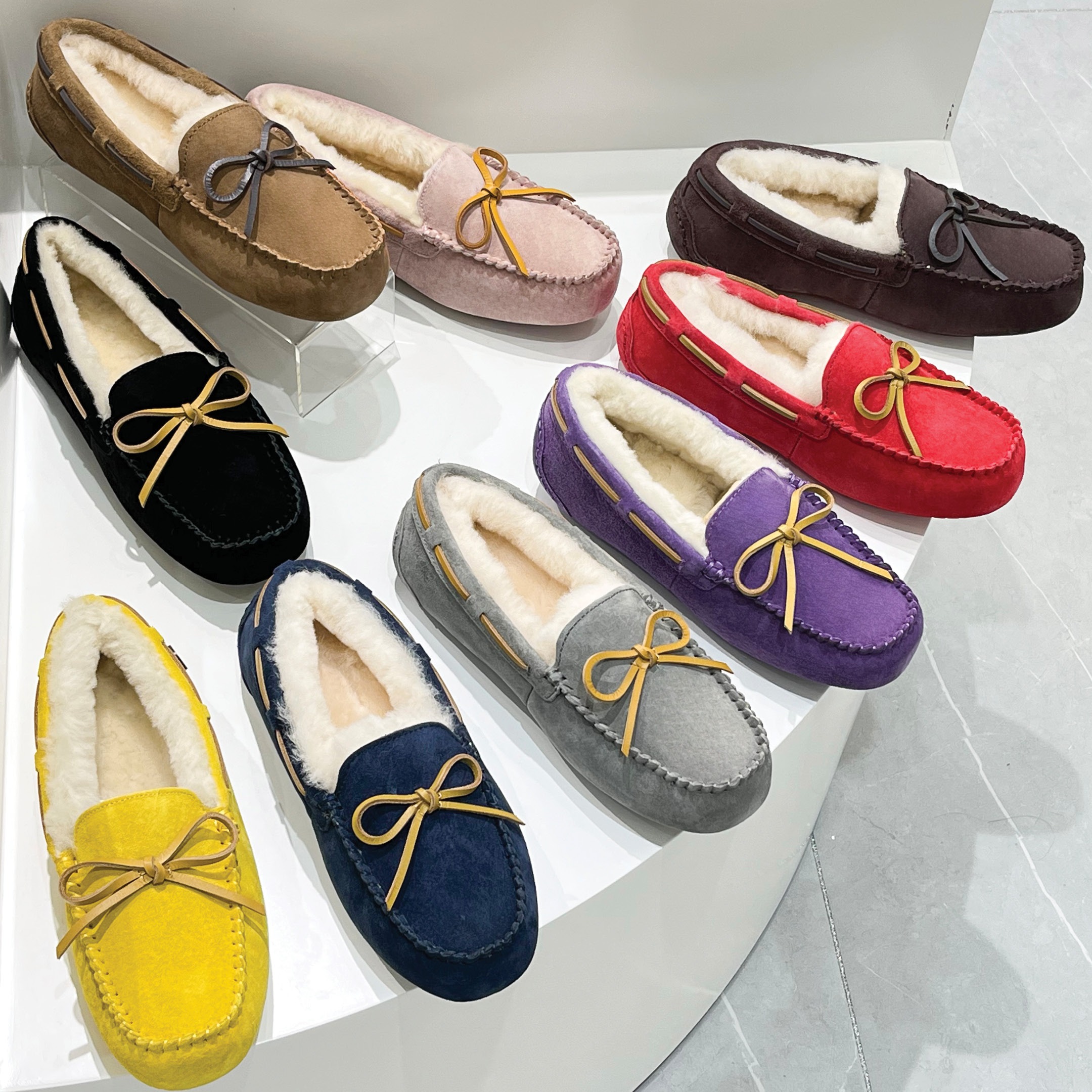 【澳洲品牌】EVERAU    羊毛豆豆鞋EA1005