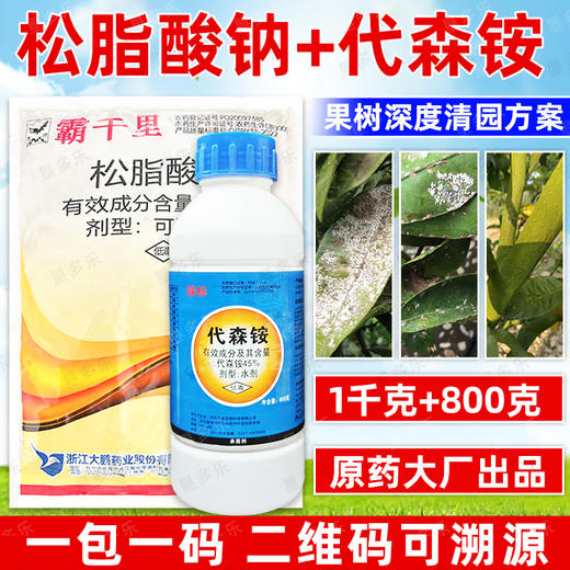 松脂酸钠代森铵果园清园套餐大鹏清园灵宝青苔介壳虫清园剂杀虫剂 商品图3