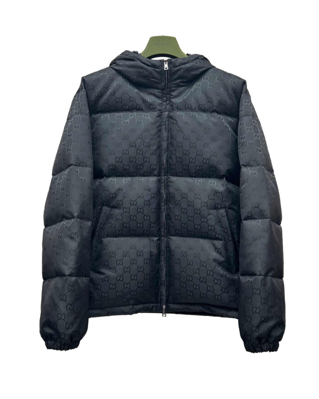 男款满印logo羽绒棉服he012