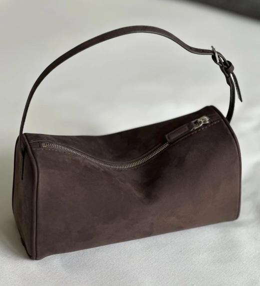 重磅自留！乌木色铅笔包  糖炒栗子麂皮90s笔袋包    Row手提包 商品图2