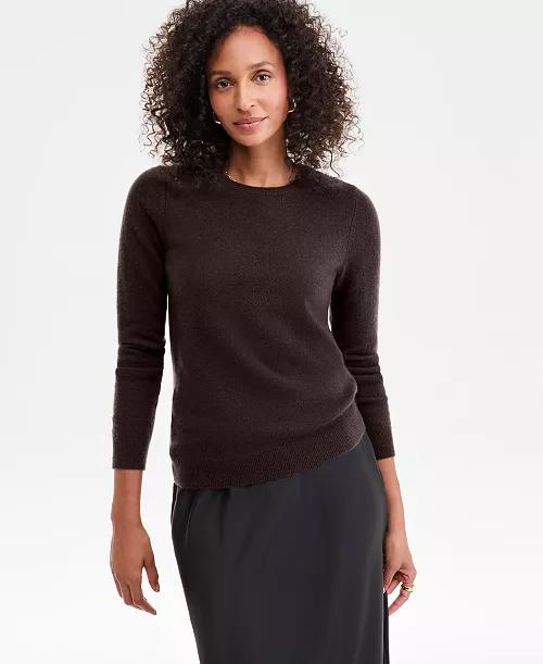 黑五好折！Macy梅西 女款圆领喀什米尔羊绒衫 每年都要买一件 现在码最全！ 商品图11