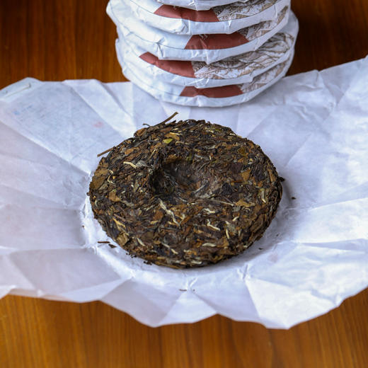 广诚行2017年寿眉100g茶饼 商品图1