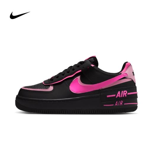 nike耐克女AF1 SHADOW黑粉撞色空军一号运动休闲鞋锐力CI0919-006 商品图0