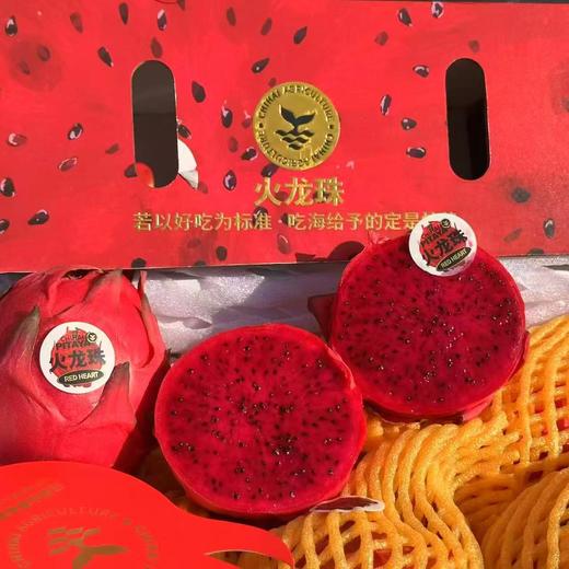 【会员19.5/颗】吃海农业海南空运金都一号红心火龙果 商品图1