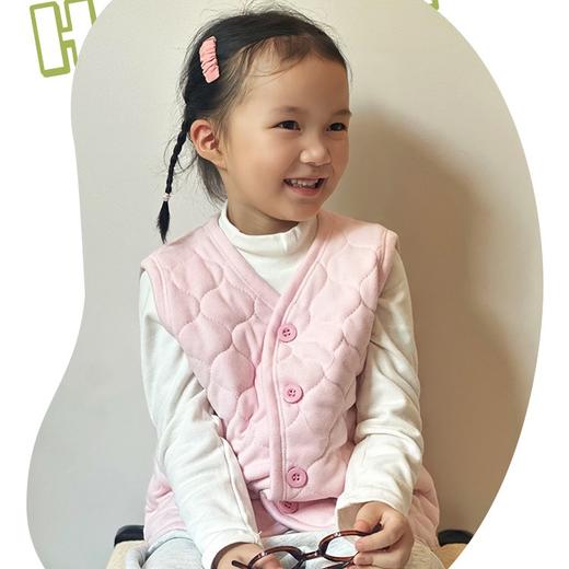 79.9任选两件，单拍不发货！！！【童装服饰丨吾家儿童保暖马甲&保暖裤】面料又暖又绵柔，秋冬宝宝也不怕凉，松紧裤腰穿脱便捷，做工精细，上身舒透亲肤有型，内搭叠穿都很可 商品图2