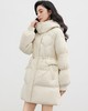 时尚收腰中长款羽绒服女 HY-27 优质90白鸭绒填充，轻微防泼水面料，耐脏好打理，简约的收腰版型，显瘦不臃肿 商品缩略图5