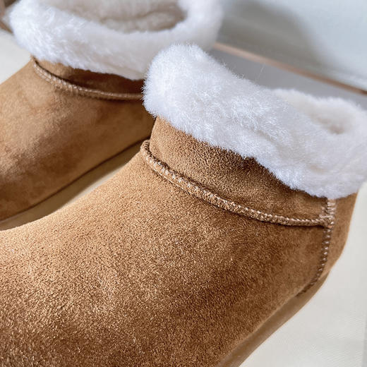 D111310冬季新品加绒加厚东北厚底防滑保暖短靴女 商品图9