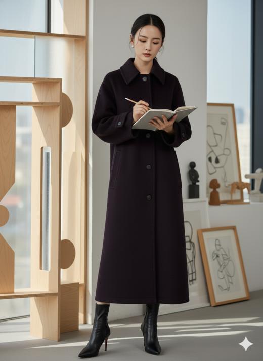 精致工艺长款大衣 商品图6