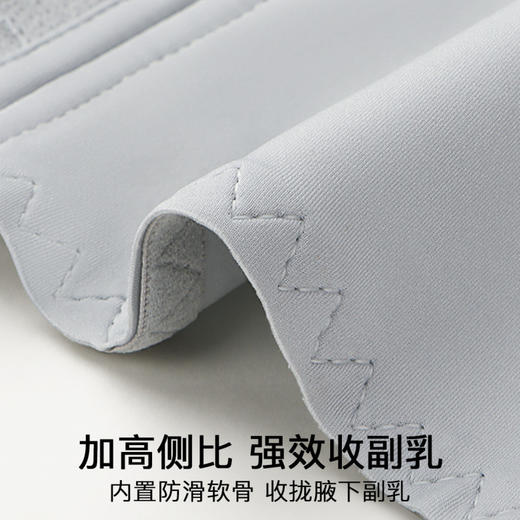 时秋晴雨 文胸(VIP)【小胸聚拢显大】时尚蕾丝侧收防外扩提拉防垂调整型女士文胸 商品图6