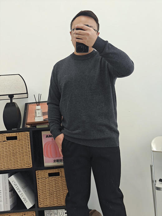 【耐尔】 万金油打底男款羊毛衫 100%绵羊毛让温暖加倍 商品图2