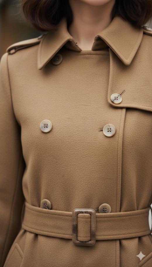 BR经典双排扣腰带风衣 商品图1