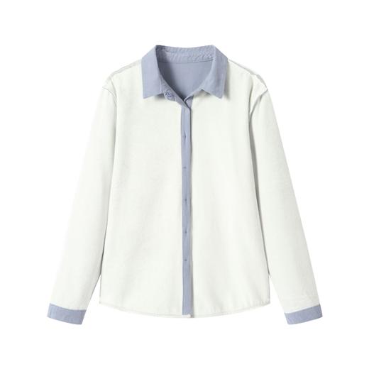 一体绒衬衫秋冬洋气百搭，加绒加厚衬衣气质显瘦CC9512 商品图4