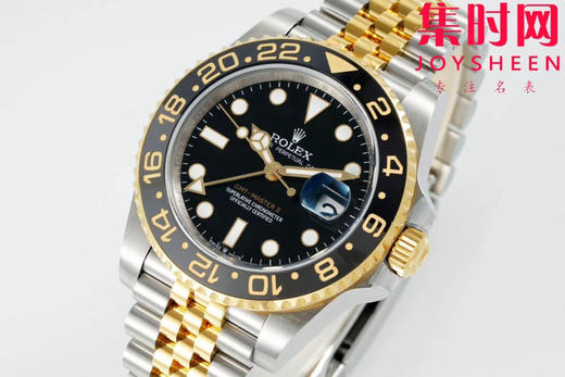 劳力士EWE格林尼治型系列“皮蛋圈”间金格林尼治GMT 3285机 五珠带 男士腕表 商品图2