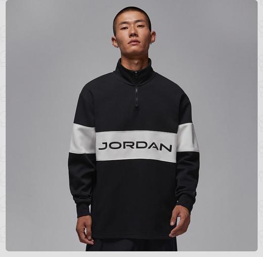 NIKE耐克男子复古运动上衣休闲半拉链套头衫卫衣HF9920-010 商品图0