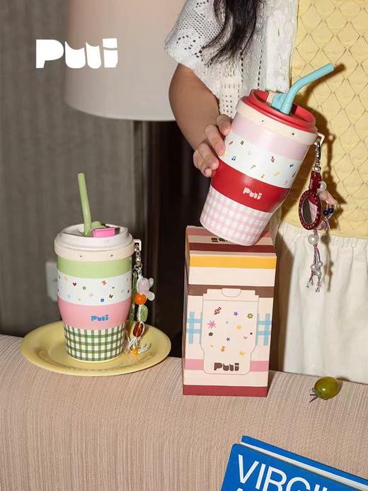 4楼Eubelle欧蓓 puui可爱少女保温杯高颜值吸管杯冰霸杯532ml 活动价：169元 商品图2