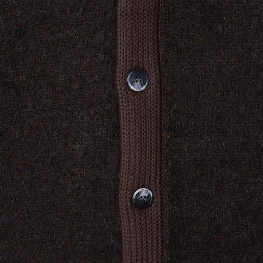 89006SDSA男士秋冬新款痞帅男装简约撞色针织开衫纽扣V领毛衣百搭时尚 商品图3