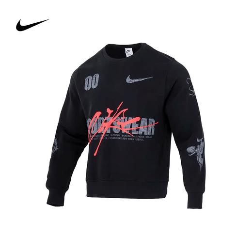 Nike耐克冬季男子运动休闲圆领卫衣套衫IF1766-010 商品图0