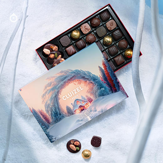 企鹅市集|法国进口Michel Cluizel季节限定巧克力礼盒 什锦巧克力 2025冬日幻梦系列 商品图5