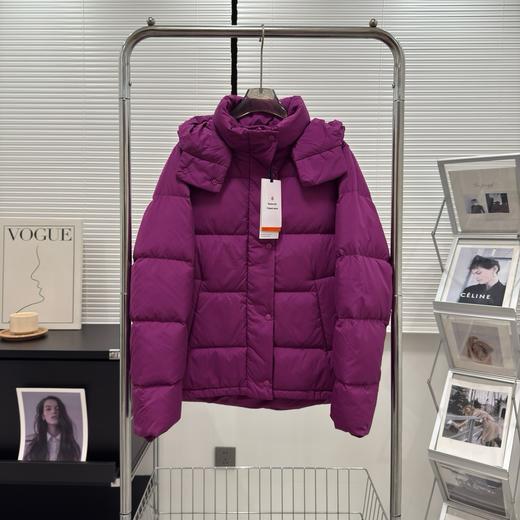 D111364欧阳娜娜同款泡芙五格轻质宽松鹅绒收腰羽绒服 商品图4