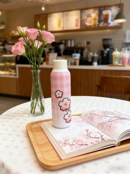 D111357超大容量超可爱的水杯樱花小口随行杯 商品图11