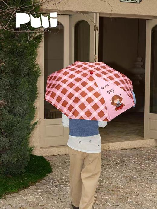 4楼Eubelle欧蓓 puui原创生活加厚加固雨伞黑胶防紫外线 折叠伞晴雨两用伞 活动价：159元 商品图1