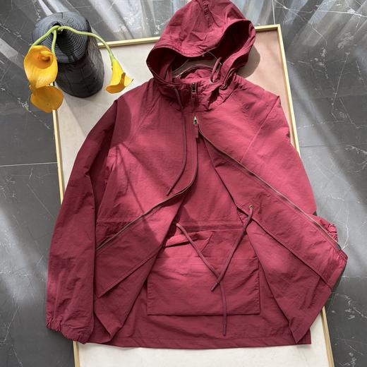 运动系列 收腰宽松连帽夹克 商品图12