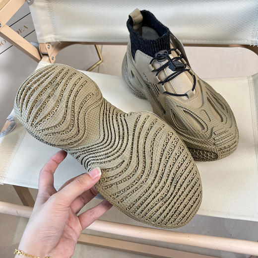 D111304秋季男士户外运动轻便舒适飞织时尚休闲鞋 商品图10