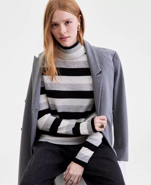 好折回归！Macy梅西charpter club女士高领喀什米尔羊绒衫 商品图3