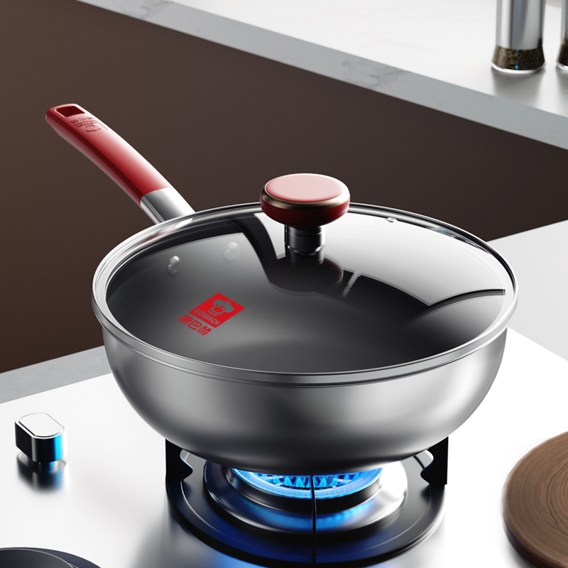 康巴赫有钛仿生不粘炒锅 -套装（带硅胶铲)