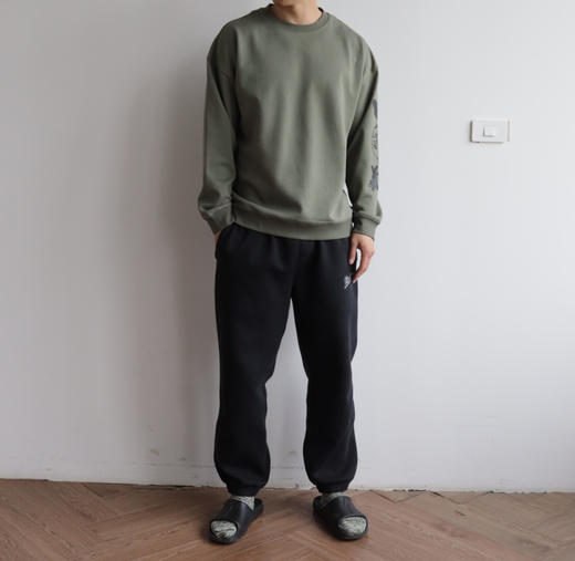 25新品 涂鸦款Y-③艺术印花 宽松套头加绒厚卫衣 WY942 商品图3