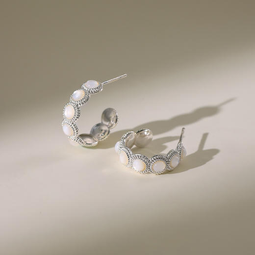 ARSIS｜流光系列 珠光耳圈 商品图7