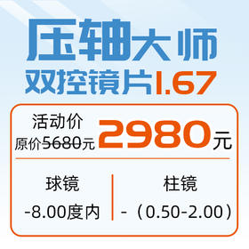 压轴大师双控镜片