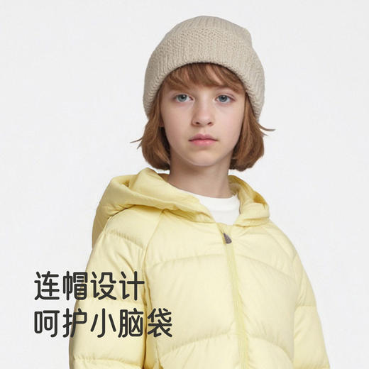英氏【三防科技】儿童羽绒服外套男童女童连帽冬季保暖防风防寒外穿户外新款 商品图4