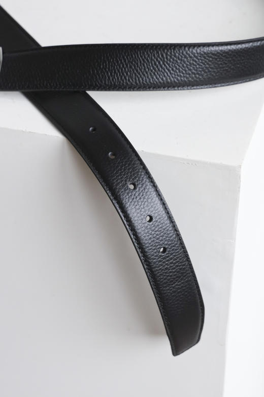 杰尼男士臻皮荔枝纹腰带。礼盒装 PJ040 商品图5