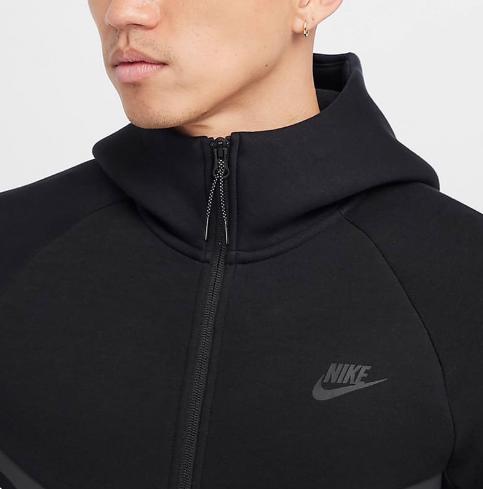NIKE耐克连帽外套男装秋新款运动服黑色跑步针织夹克HV0950-010 商品图3