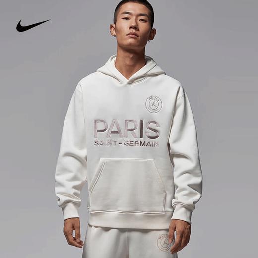 耐克男子套头衫冬新款大巴黎加绒连帽篮球卫衣HV3425-133 商品图0