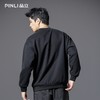 PINLI品立2025秋冬新款设计感拼接圆领卫衣潮牌男士宽松休闲上衣B253109104 商品缩略图2