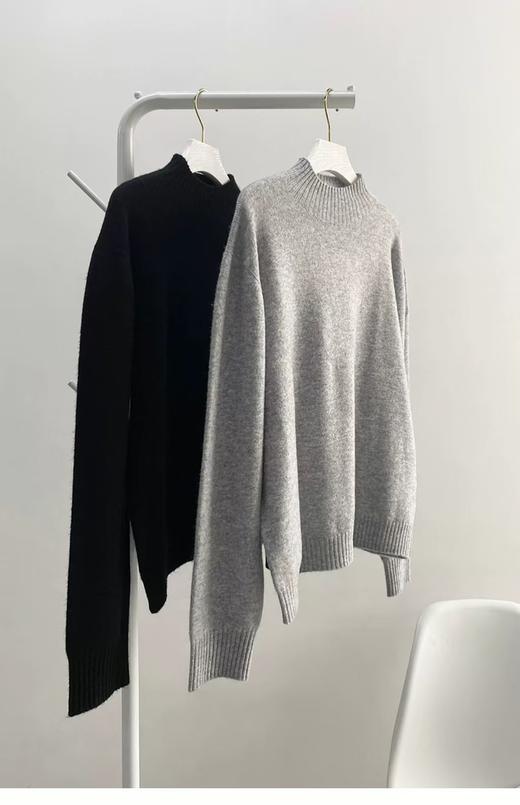 高阶极简The Row100%山羊绒半高领毛衣官价1w左右 商品图13
