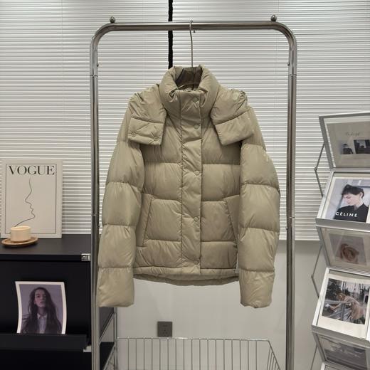 D111364欧阳娜娜同款泡芙五格轻质宽松鹅绒收腰羽绒服 商品图3