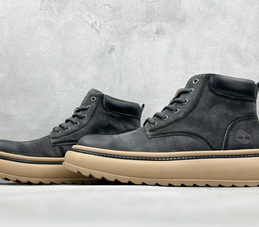 添柏岚真皮固特异大底马丁靴大黄靴 商品图3