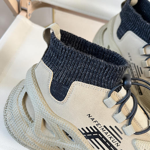 D111304秋季男士户外运动轻便舒适飞织时尚休闲鞋 商品图8