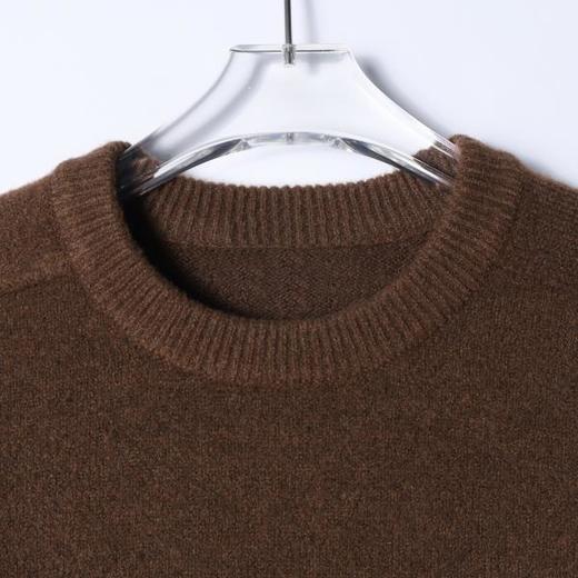 88007SDSA男士秋冬新款痞帅男装简约纯色圆领毛衣百搭时尚宽松针织衫 商品图2