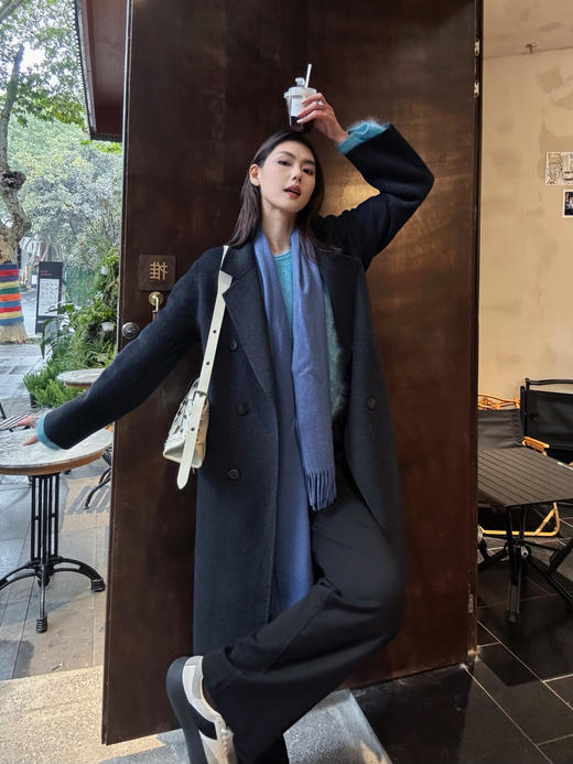 【定制自由】噢蜜ooomeooo羊绒手工大衣 商品图1