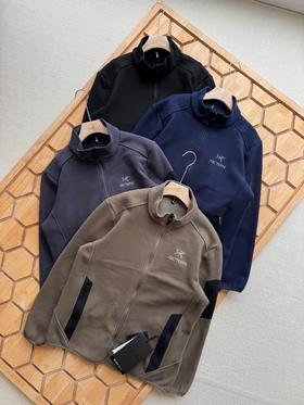 D111328冬季新款户外男士加厚摇粒绒立领设计外套