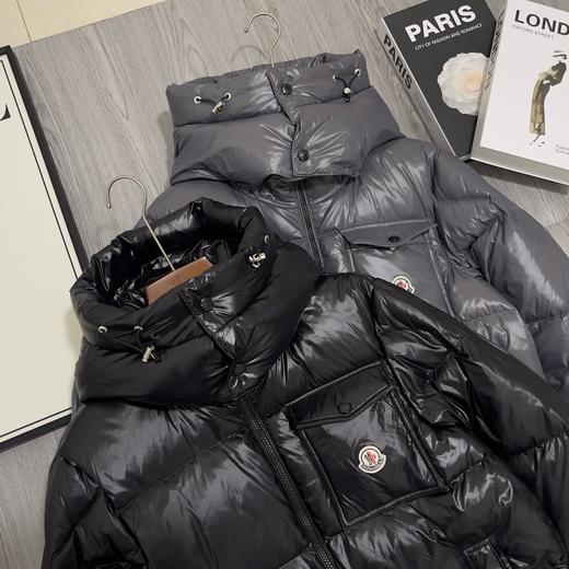 D111365冬季简约大气防风保暖防水可拆卸连帽羽绒服 商品图1