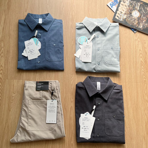 男士秋冬磨毛衬衫衬衣111302 商品图4