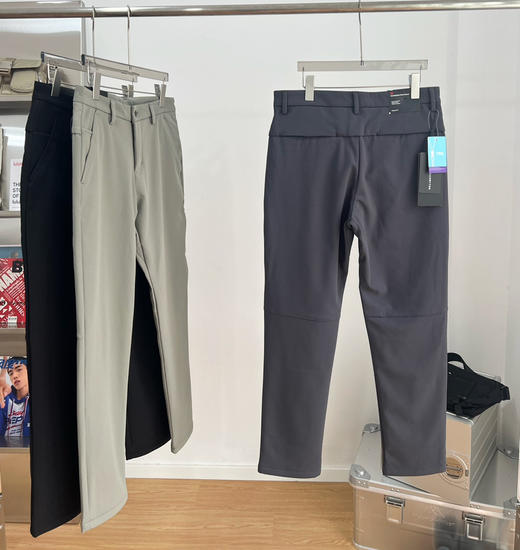 lu高尔夫系列一条过冬男士休闲裤防风加绒保暖软壳裤子111303 商品图5