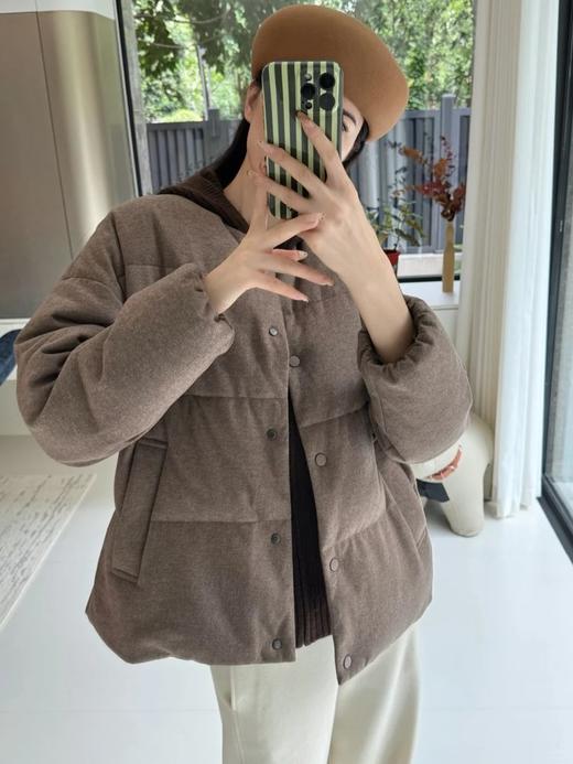 【高品质私服】【IC箱型可脱卸围巾羽绒服】自然弹力，手感细腻，温暖舒适G1582-CC【无标出货 介意慎拍】 商品图6