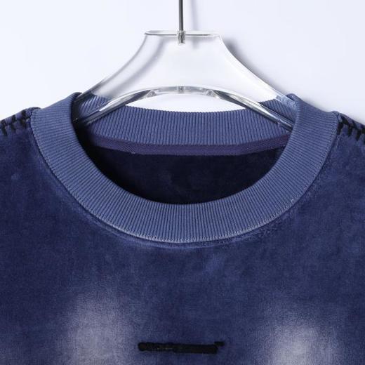 52161SDSA男士秋冬新款痞帅男装简约印花圆领卫衣晕染百搭时尚套头上衣 商品图2