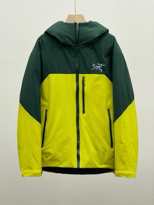 D111320情侣款设计金典印花logo户外运动连帽羽绒服外套 商品图1